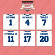 Indianapolis Colts 2025 Away Jersey Wall Art Prints (Choose Your Player) Page 1