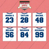 Indianapolis Colts 2025 Away Jersey Wall Art Prints (Choose Your Player) Page 2