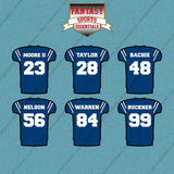 Indianapolis Colts 2025 Home Jersey Car Decals (Choose Your Player) Page 2