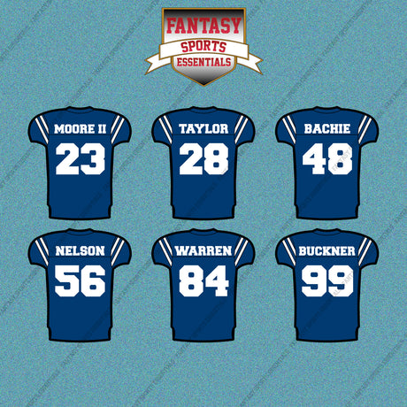 Indianapolis Colts 2025 Home Jersey Car Decals (Choose Your Player) Page 2