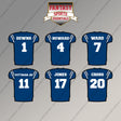 Indianapolis Colts 2025 Home Jersey Magnets (Choose Your Player) Page 1