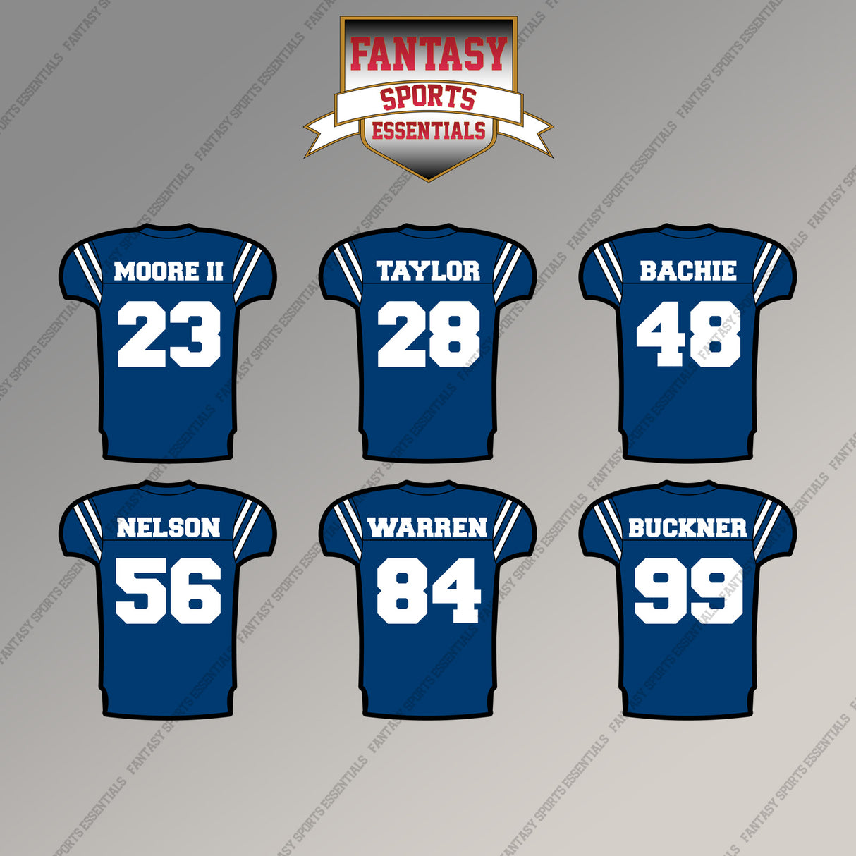 Indianapolis Colts 2025 Home Jersey Magnets (Choose Your Player) Page 2