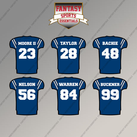 Indianapolis Colts 2025 Home Jersey Magnets (Choose Your Player) Page 2