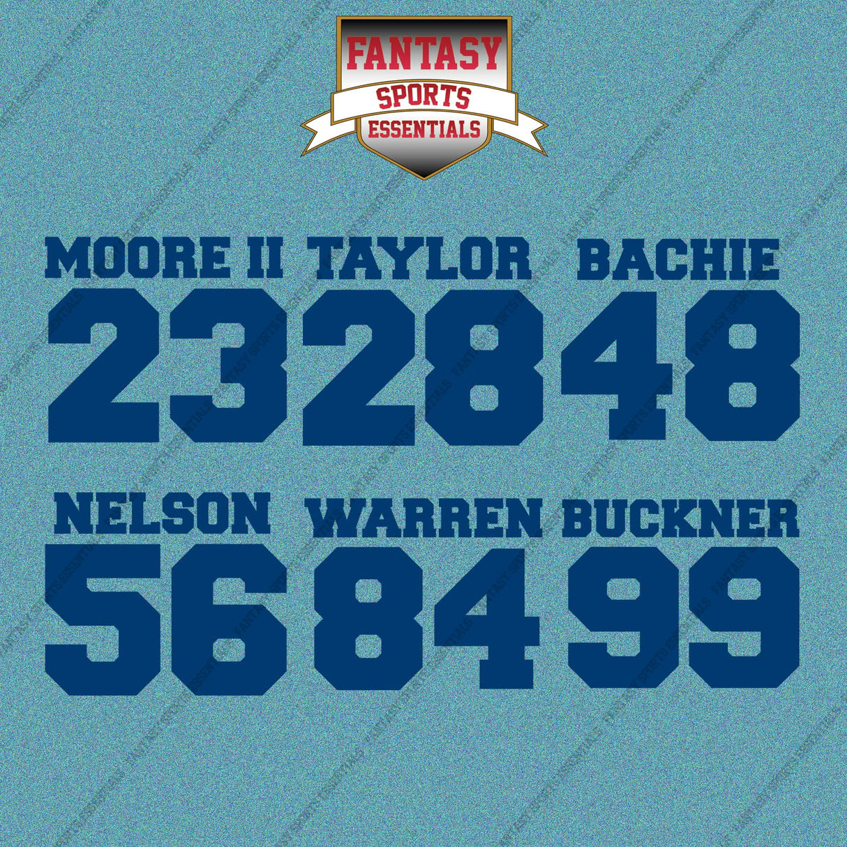 Indianapolis Colts 2025 Name and Number Car Decals (Choose Your Player) Page 2
