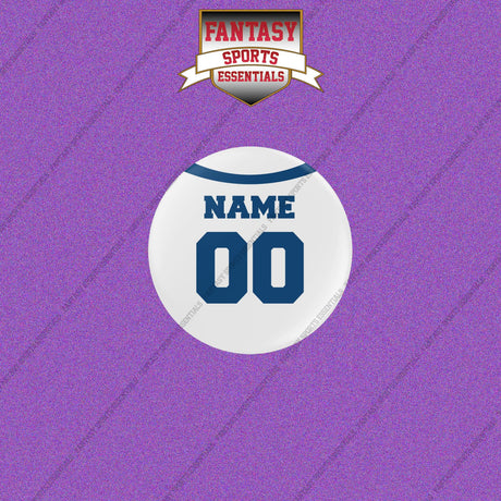 Indianapolis Colts Personalized Current Away Jersey Buttons