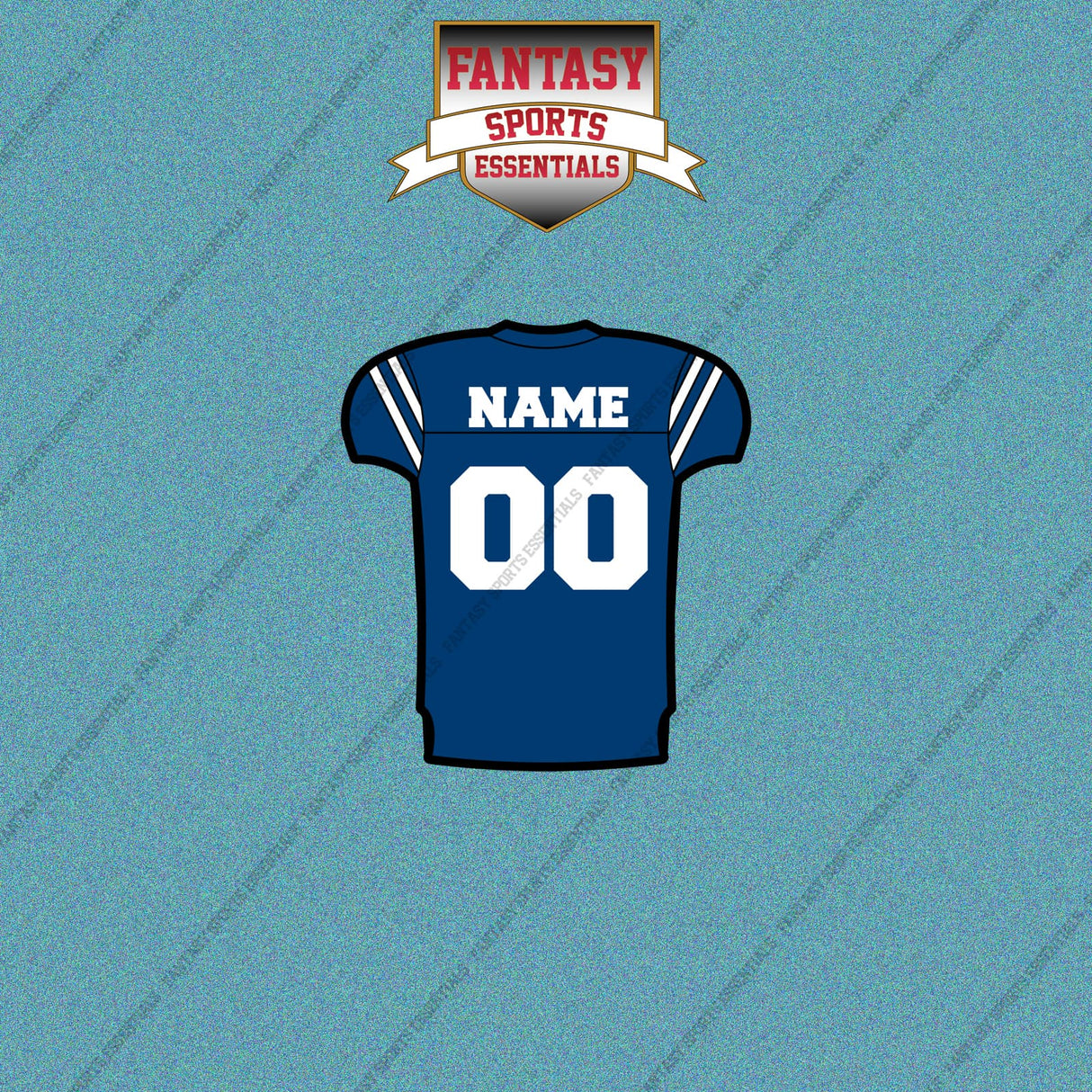 Indianapolis Colts Personalized Current Home Jersey Car Decals