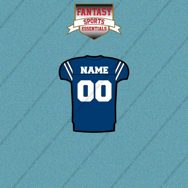 Indianapolis Colts Personalized Current Home Jersey Car Decals