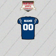 Indianapolis Colts Personalized Current Home Jersey Glossy Stickers