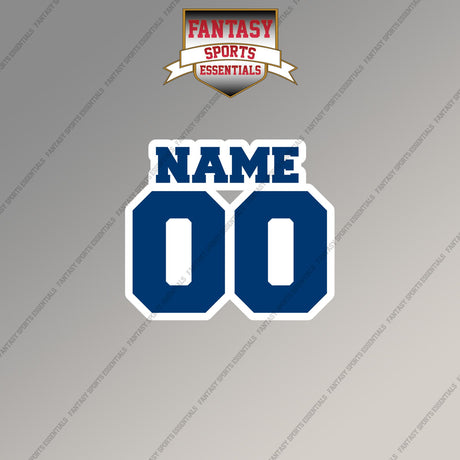 Indianapolis Colts Personalized Current Name and Number Magnets