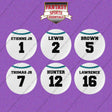 Jacksonville Jaguars 2025 Away Jersey Button Pins (Choose Your Player) Page 1