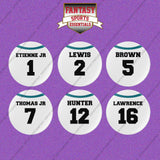 Jacksonville Jaguars 2025 Away Jersey Button Pins (Choose Your Player) Page 1