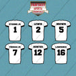 Jacksonville Jaguars 2025 Away Jersey Car Decals (Choose Your Player) Page 1