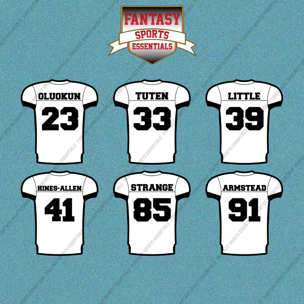 Jacksonville Jaguars 2025 Away Jersey Car Decals (Choose Your Player) Page 2