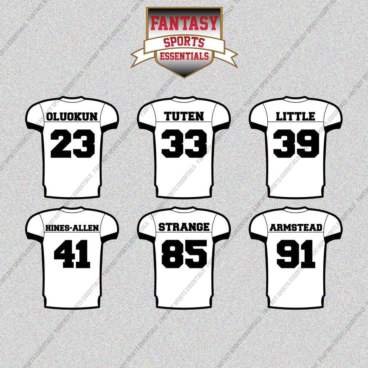 Jacksonville Jaguars 2025 Away Jersey Glossy Stickers (Choose Your Player) Page 2