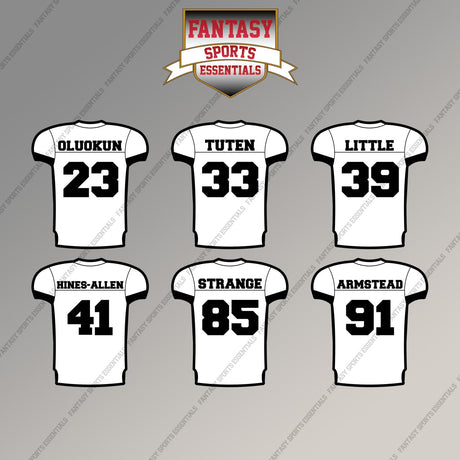 Jacksonville Jaguars 2025 Away Jersey Magnets (Choose Your Player) Page 2