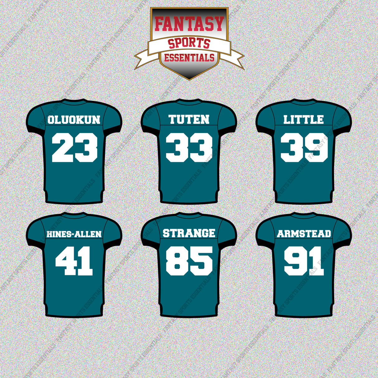 Jacksonville Jaguars 2025 Home Jersey Glossy Stickers (Choose Your Player) Page 2