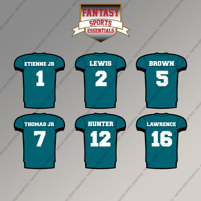 Jacksonville Jaguars 2025 Home Jersey Magnets (Choose Your Player) Page 1