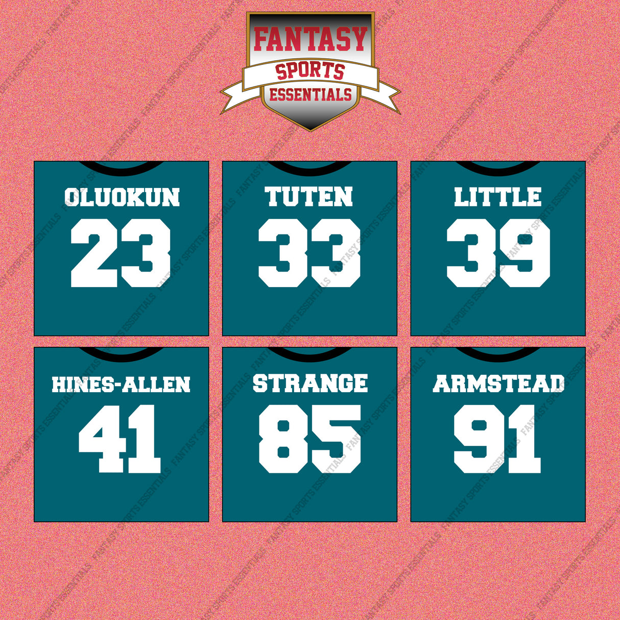 Jacksonville Jaguars 2025 Home Jersey Wall Art Prints (Choose Your Player) Page 2