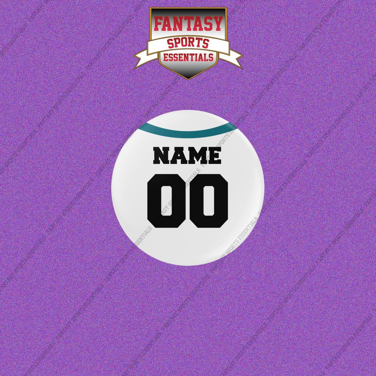 Jacksonville Jaguars Personalized Current Away Jersey Buttons