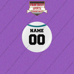 Jacksonville Jaguars Personalized Current Away Jersey Buttons