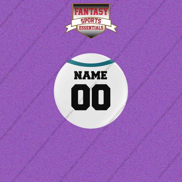 Jacksonville Jaguars Personalized Current Away Jersey Buttons
