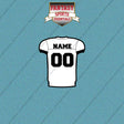 Jacksonville Jaguars Personalized Current Away Jersey Car Decals