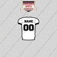 Jacksonville Jaguars Personalized Current Away Jersey Glossy Stickers