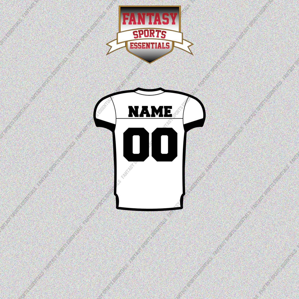 Jacksonville Jaguars Personalized Current Away Jersey Glossy Stickers