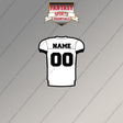 Jacksonville Jaguars Personalized Current Away Jersey Magnets