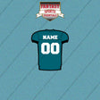 Jacksonville Jaguars Personalized Current Home Jersey Car Decals