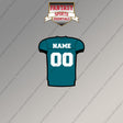 Jacksonville Jaguars Personalized Current Home Jersey Magnets