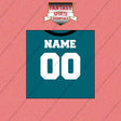Jacksonville Jaguars Personalized Current Home Jersey Wall Art Prints