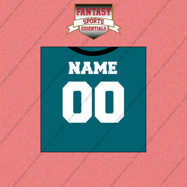 Jacksonville Jaguars Personalized Current Home Jersey Wall Art Prints