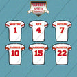 Kansas City Chiefs 2025 Away Jersey Car Decals (Choose Your Player) Page 1