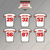 Kansas City Chiefs 2025 Away Jersey Magnets (Choose Your Player) Page 2