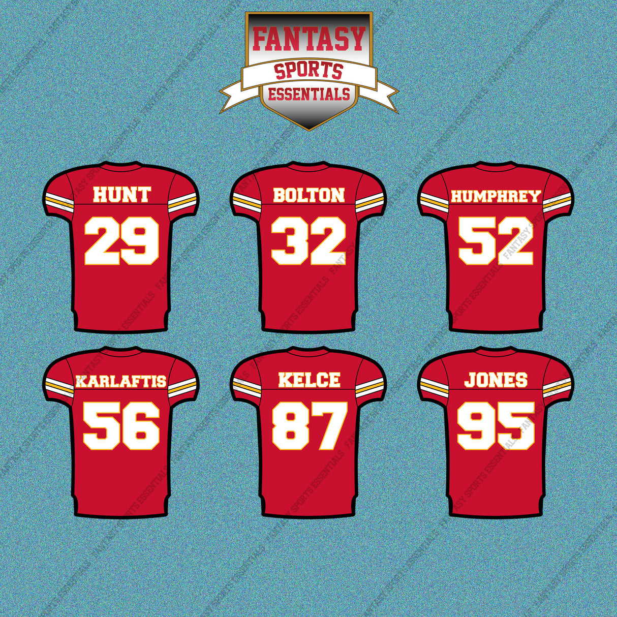 Kansas City Chiefs 2025 Home Jersey Car Decals (Choose Your Player) Page 2