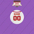 Kansas City Chiefs Personalized Current Away Jersey Buttons