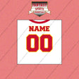 Kansas City Chiefs Personalized Current Away Jersey Wall Art Prints