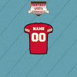 Kansas City Chiefs Personalized Current Home Jersey Car Decals