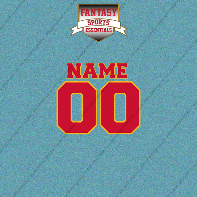 Kansas City Chiefs Personalized Current Name and Number Car Decals