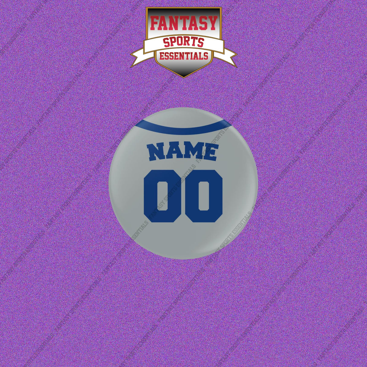 Kansas City Royals Personalized Current Away Jersey Buttons
