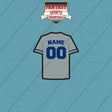 Kansas City Royals Personalized Current Away Jersey Car Decals
