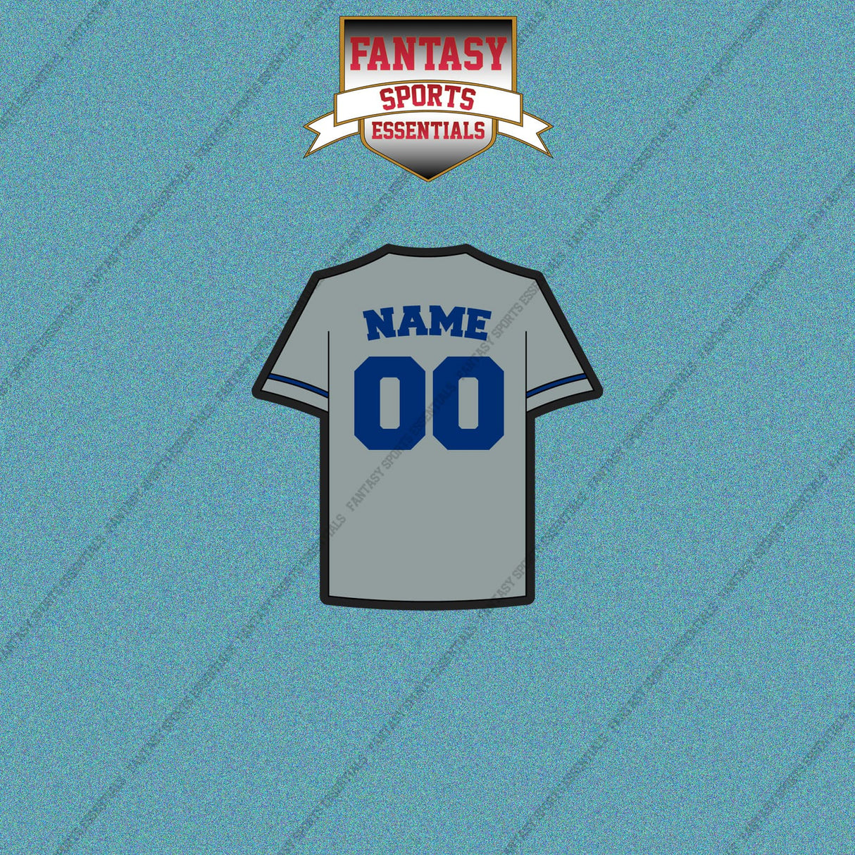 Kansas City Royals Personalized Current Away Jersey Car Decals