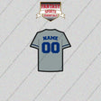 Kansas City Royals Personalized Current Away Jersey Glossy Stickers