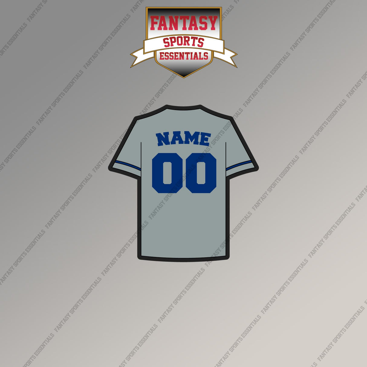 Kansas City Royals Personalized Current Away Jersey Magnets