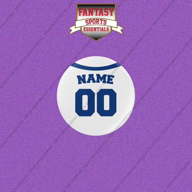 Kansas City Royals Personalized Current Home Jersey Buttons