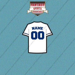 Kansas City Royals Personalized Current Home Jersey Car Decals
