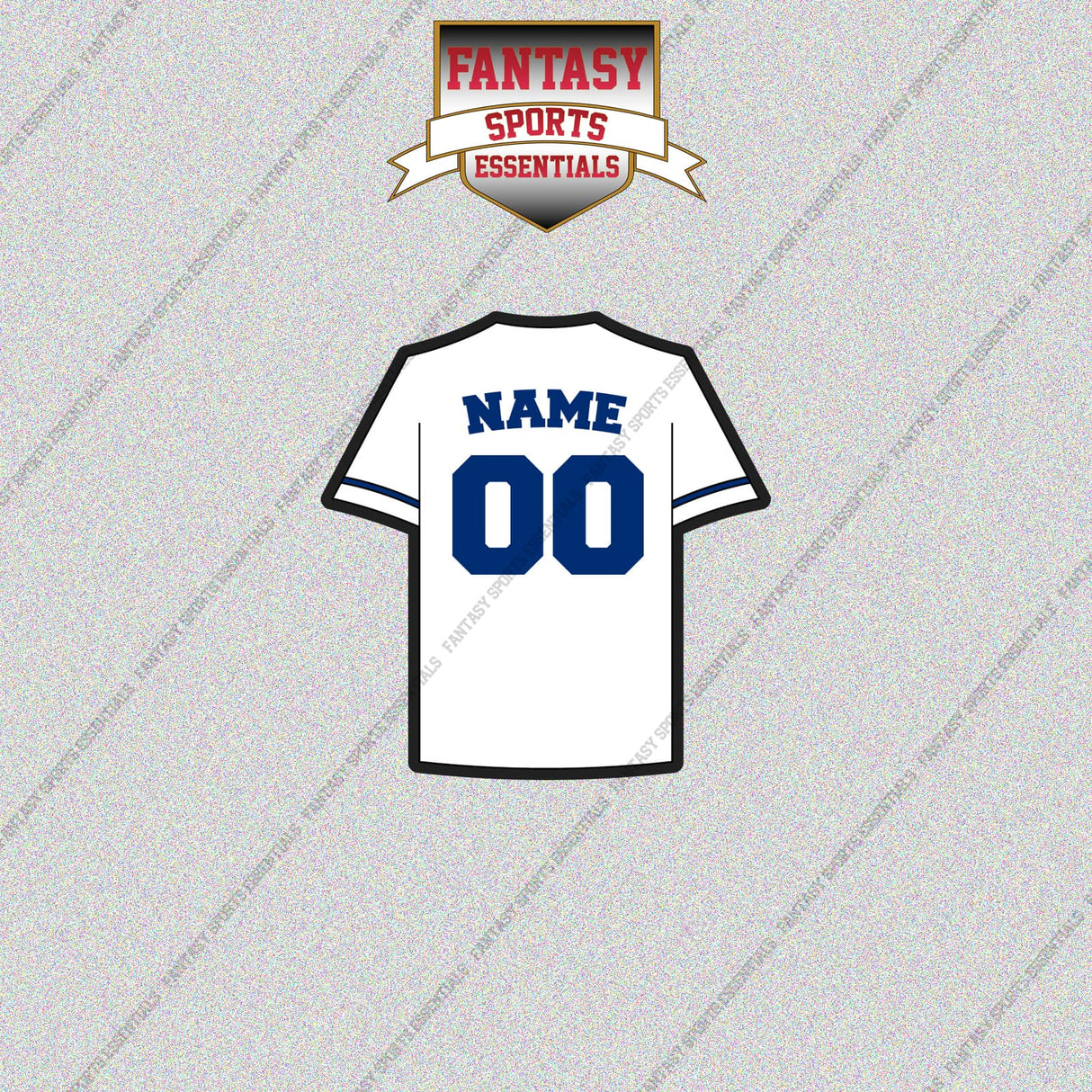Kansas City Royals Personalized Current Home Jersey Glossy Stickers