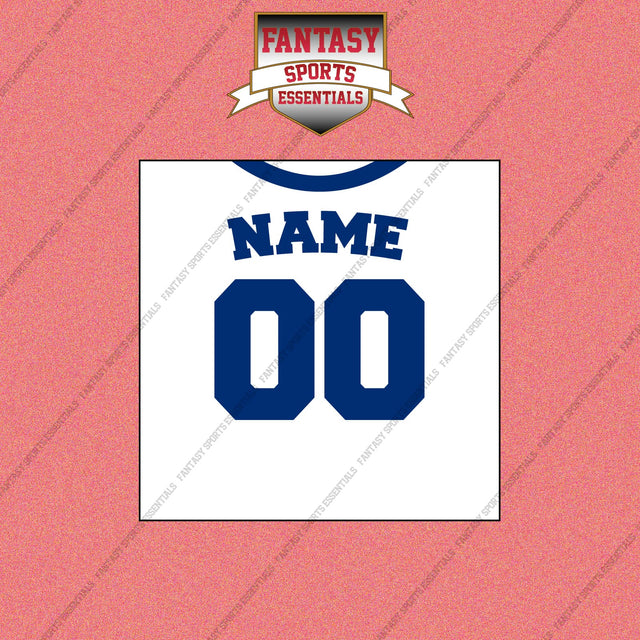 Kansas City Royals Personalized Current Home Jersey Wall Art Prints
