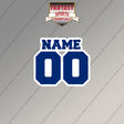 Kansas City Royals Personalized Current Name and Number Magnets